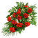 red carnations with babys breath. Moldova